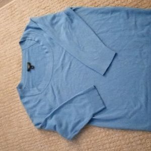 Talbot's petites Large cornflower blue boat neck sweater